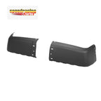 Set of 2 Black Rear Bumper Ends for Chevy Silverado 1500 (2007–2013)