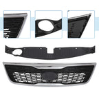 Front Upper Hood Bumper Grille for Kia Sorento (2013) No.863502P500 Black