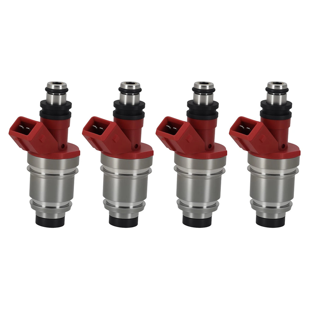 Set of 4 Gas Fuel Injectors for Nissan D21 Pickup (1990–1995)