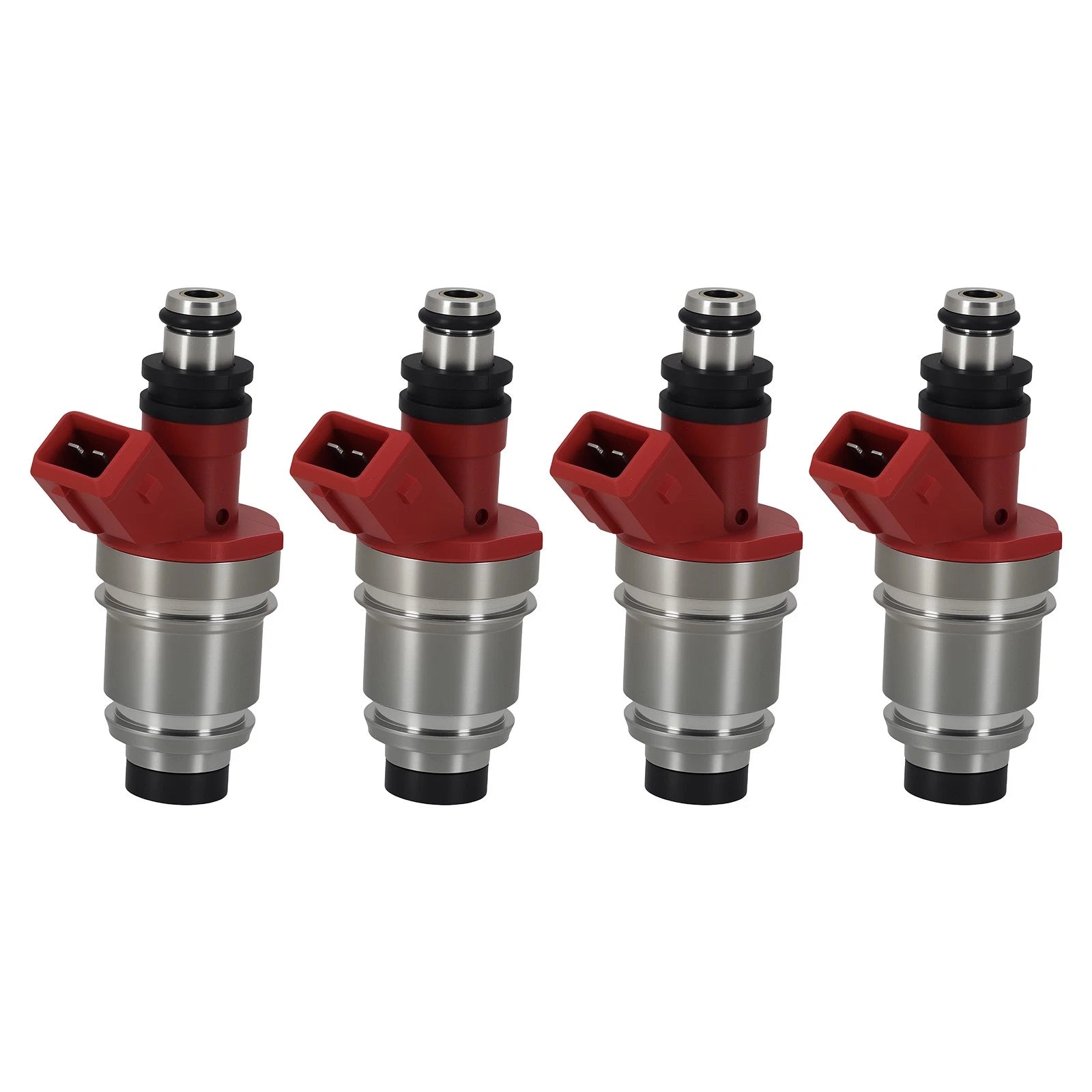 Set of 4 Gas Fuel Injectors for Nissan D21 Pickup (1990–1995)
