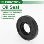 Set of 5 Oil Seal Rotary Shaft Seal NBR Rubber 15x35x7mm