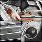 LH Headlight for Ford Taurus (2013–2014) - Clear Lens Halogen