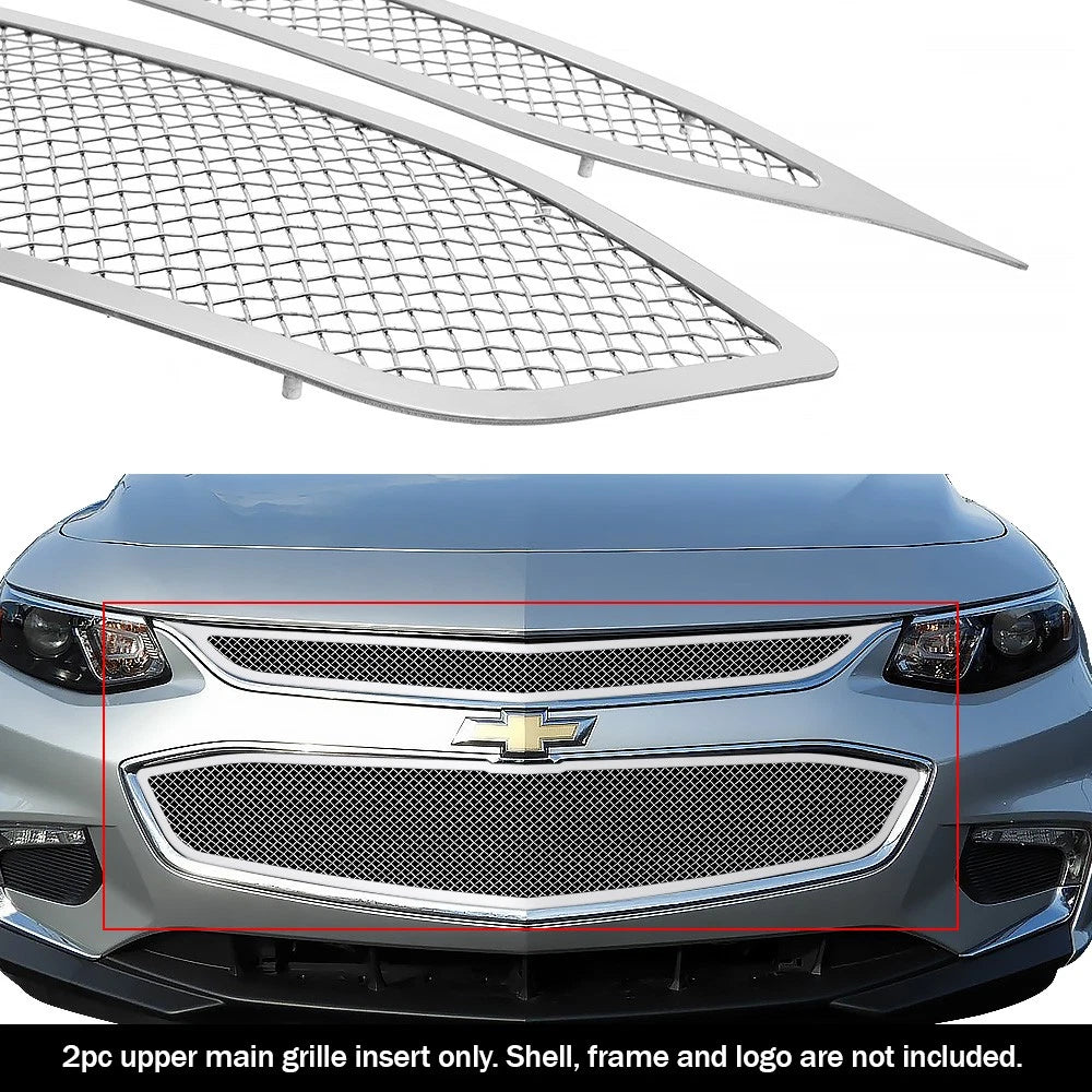 Stainless Chrome Mesh Grille Insert for Chevy Malibu (2016-2018)