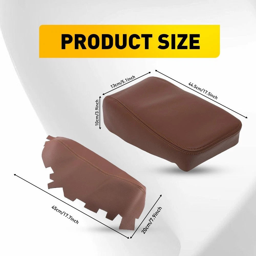 Leather Console Lid Armrest & Door Panel Cover for Toyota Avalon (2013–2018)