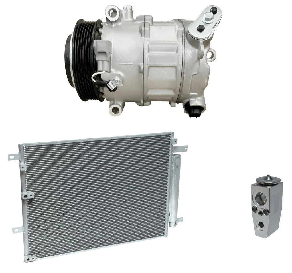 AC Compressor Kit With Condenser for Jeep Cherokee 2.4L (2017–2021)
