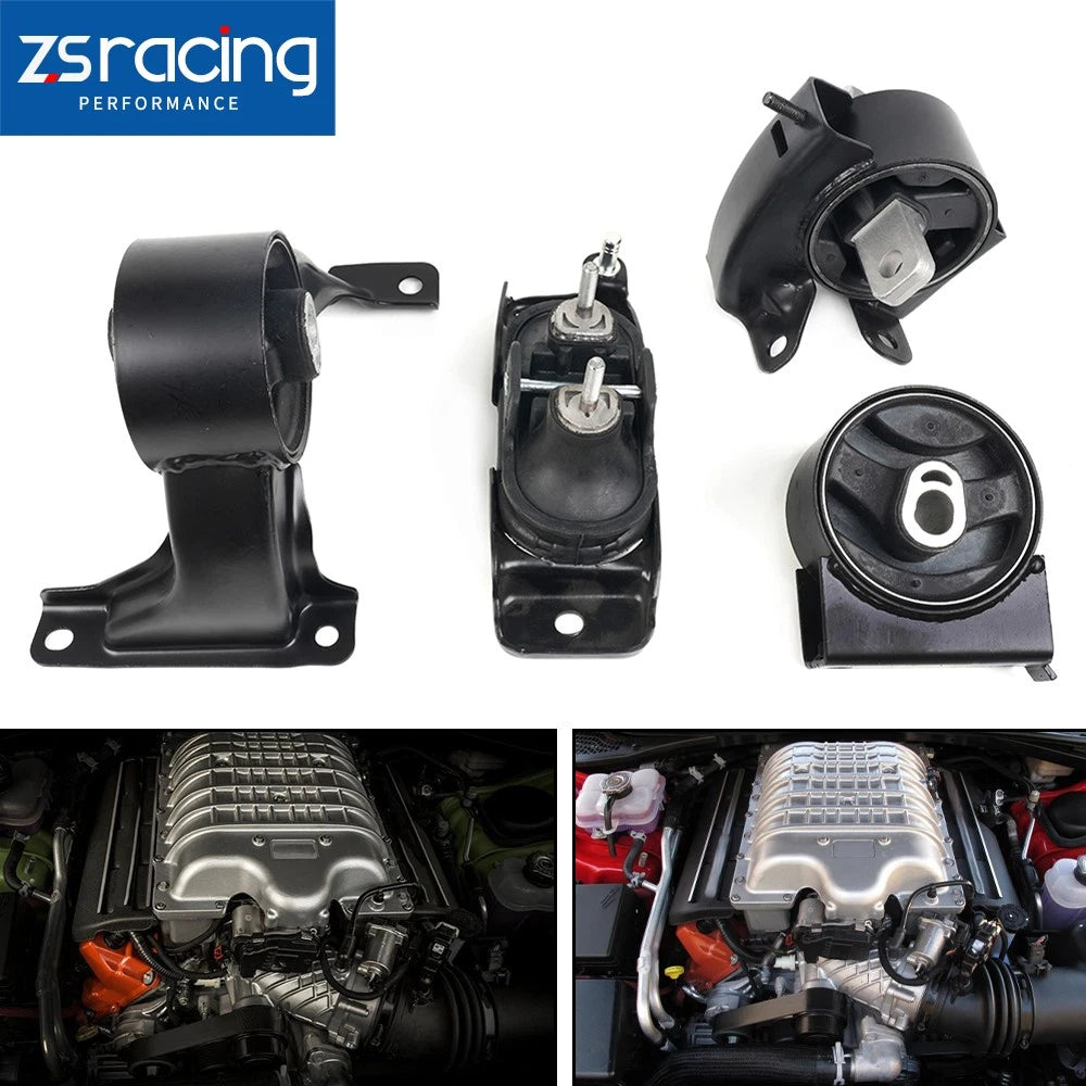 Set of 4 Engine Motor Trans Mounts for Chrysler Town & Country (2011–2016)