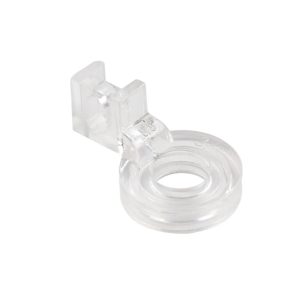 3/8" Clear Free Motion Couching Ruler Presser Foot for Low Shank (Fits Various)