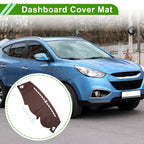 Dashboard Cover for Hyundai ix35 Tucson (2010–2015) Dash Mat Carpet Brown