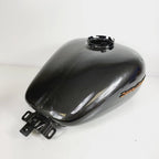 6 Gal Gas Fuel Tank for Harley-Davidson Touring (2008–2023) Silver Flux Black Fuse
