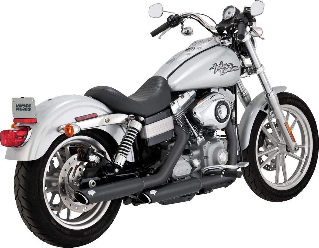 Vance & Hines 3" Twin Slash Slip-On Muffler for Harley Davidson (2000–2023) 46838