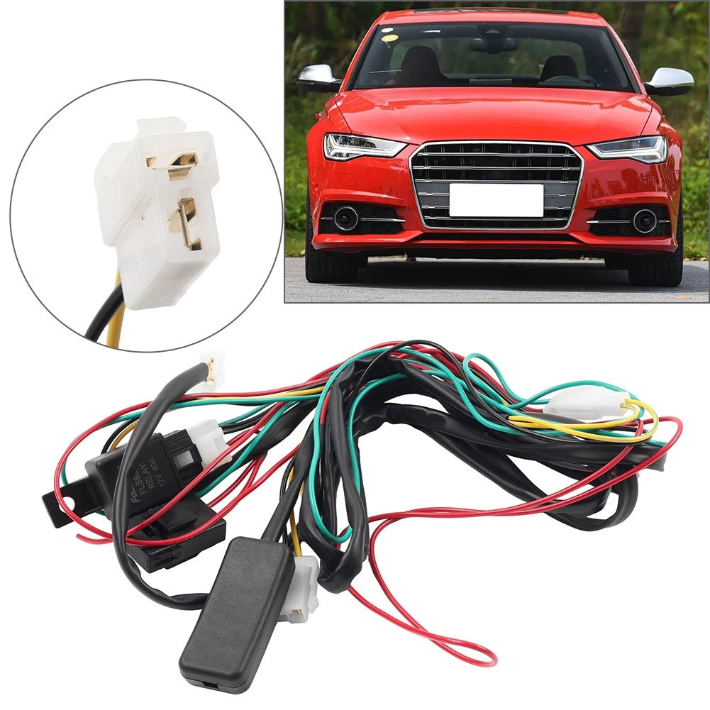 Set of 1 Wiring Harness Kit for Fog Work Light (12V 40A)