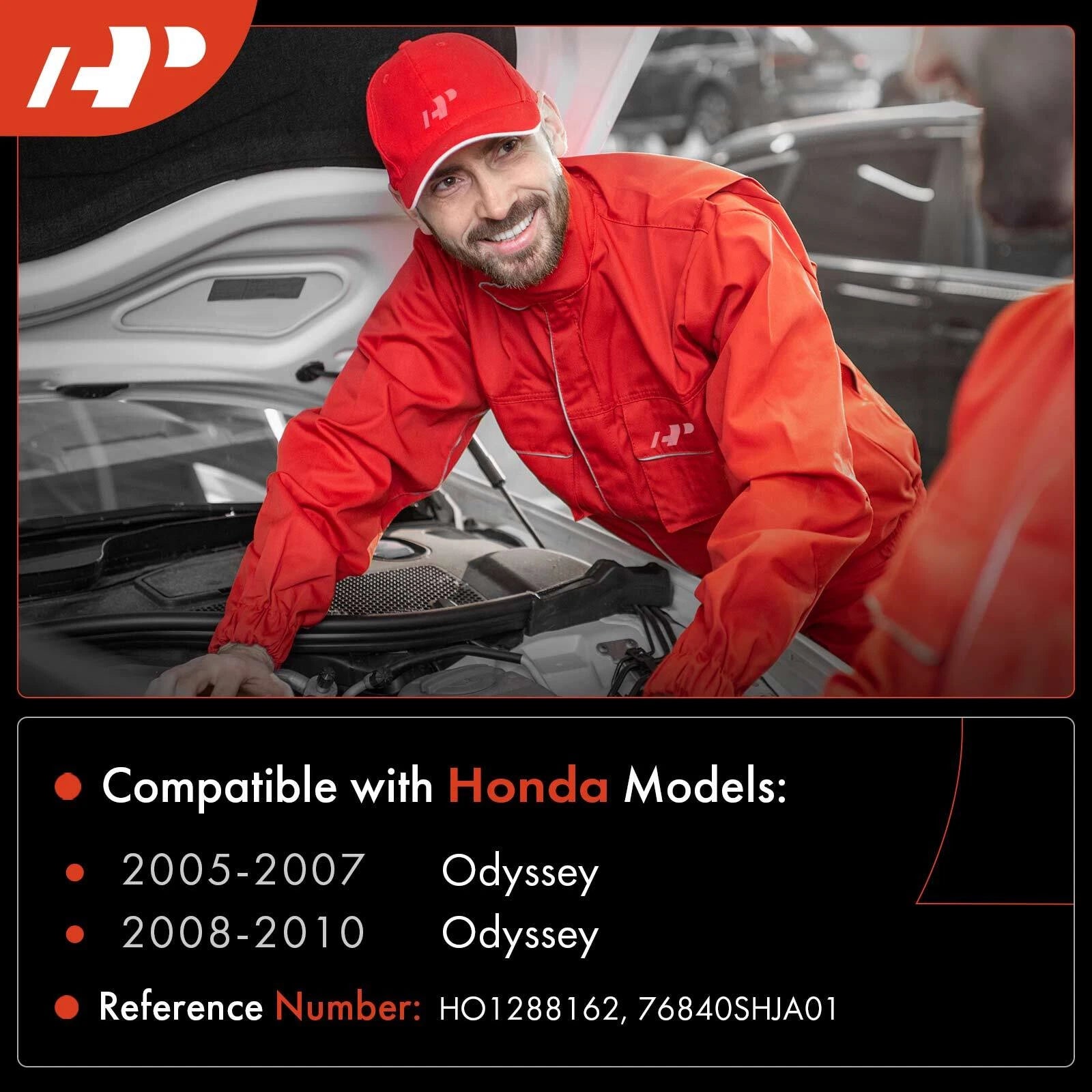 Windshield Washer Reservoir with Cap for Honda Odyssey (2005-2010)