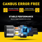 2X LED Switchback Signal Lights for Make Model