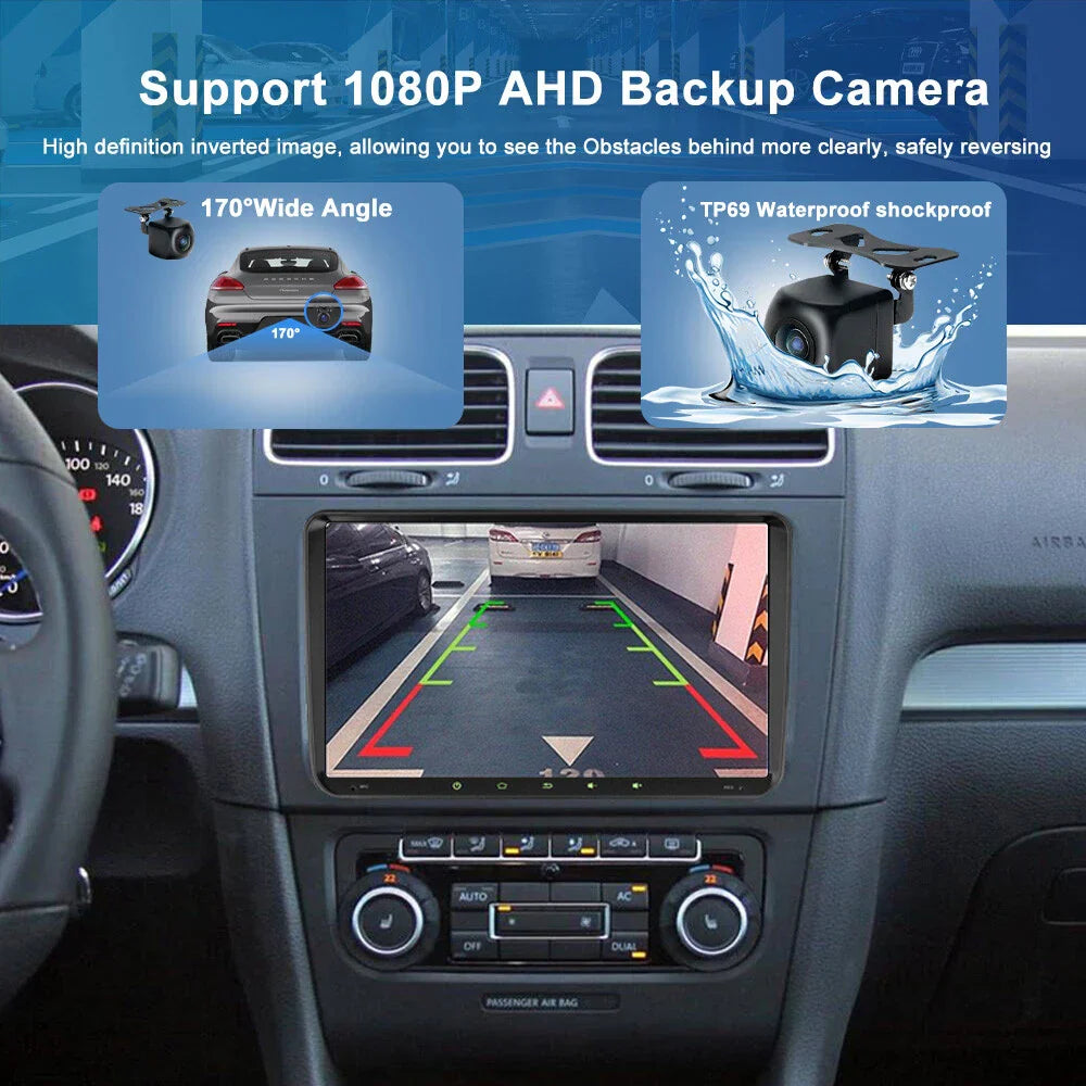 9'' Apple CarPlay Android Auto Head Unit for Volkswagen Polo (2010-2014)