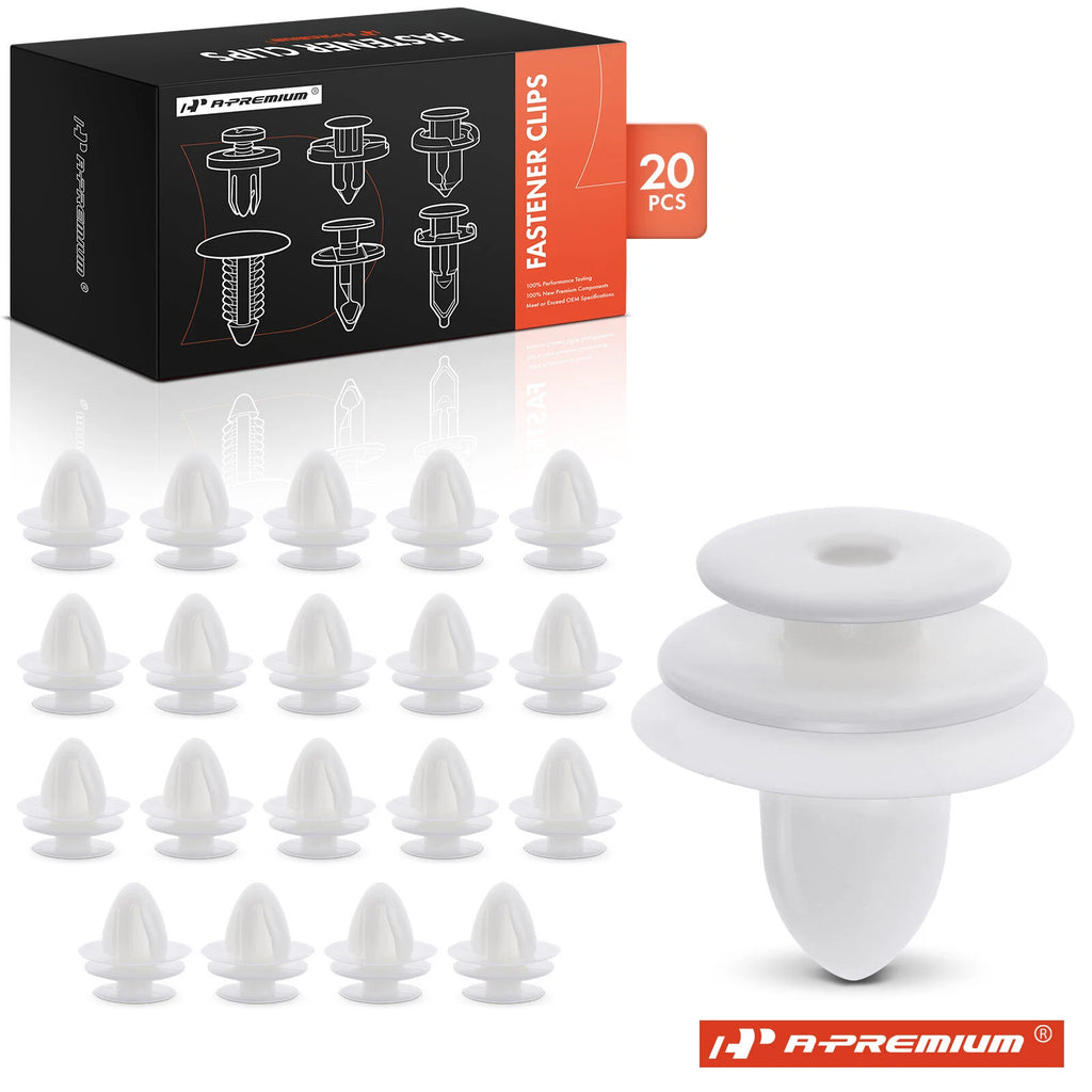 20Pcs Nylon Panel Retainers for Toyota Lexus (11 mm) (-)
