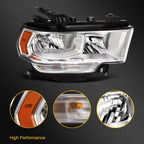 Passenger Side Headlight with Bulb for Ram 2500 3500 (2019–2024)