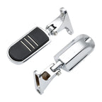 Chrome Passenger Footpeg Mount for Harley Touring Street Glide (1993–2025)