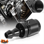 4AN to 1/4" Barb Straight Push Lock Hose End Fitting (2000PSI)