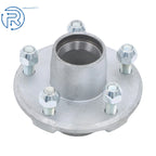Set of 2 Galvanized Trailer Bearing Hub Kits for 2000lbs Straight Axle