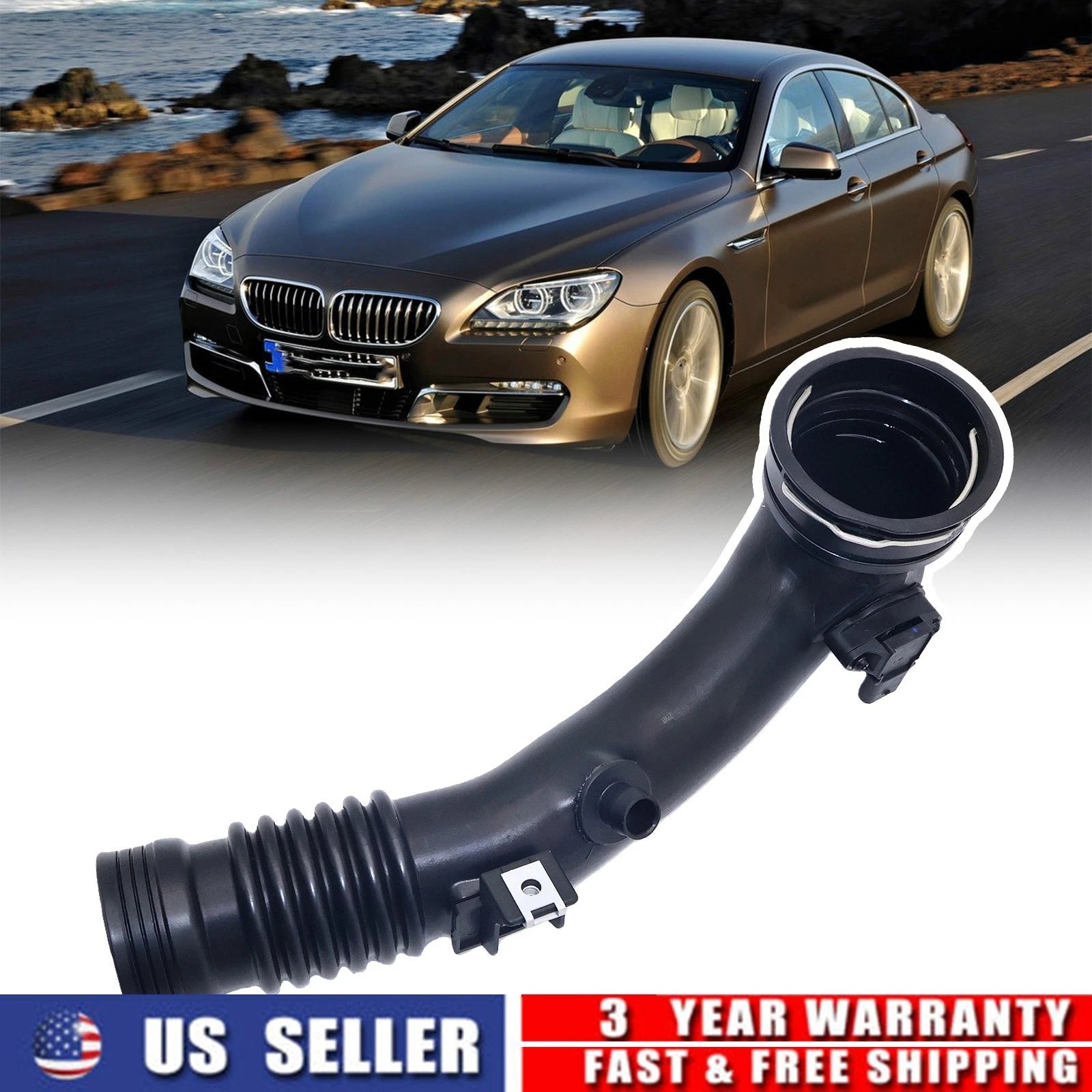 Engine Air Intake Hose for BMW X5 X6 xDrive35i (2012–2014) 13717609811