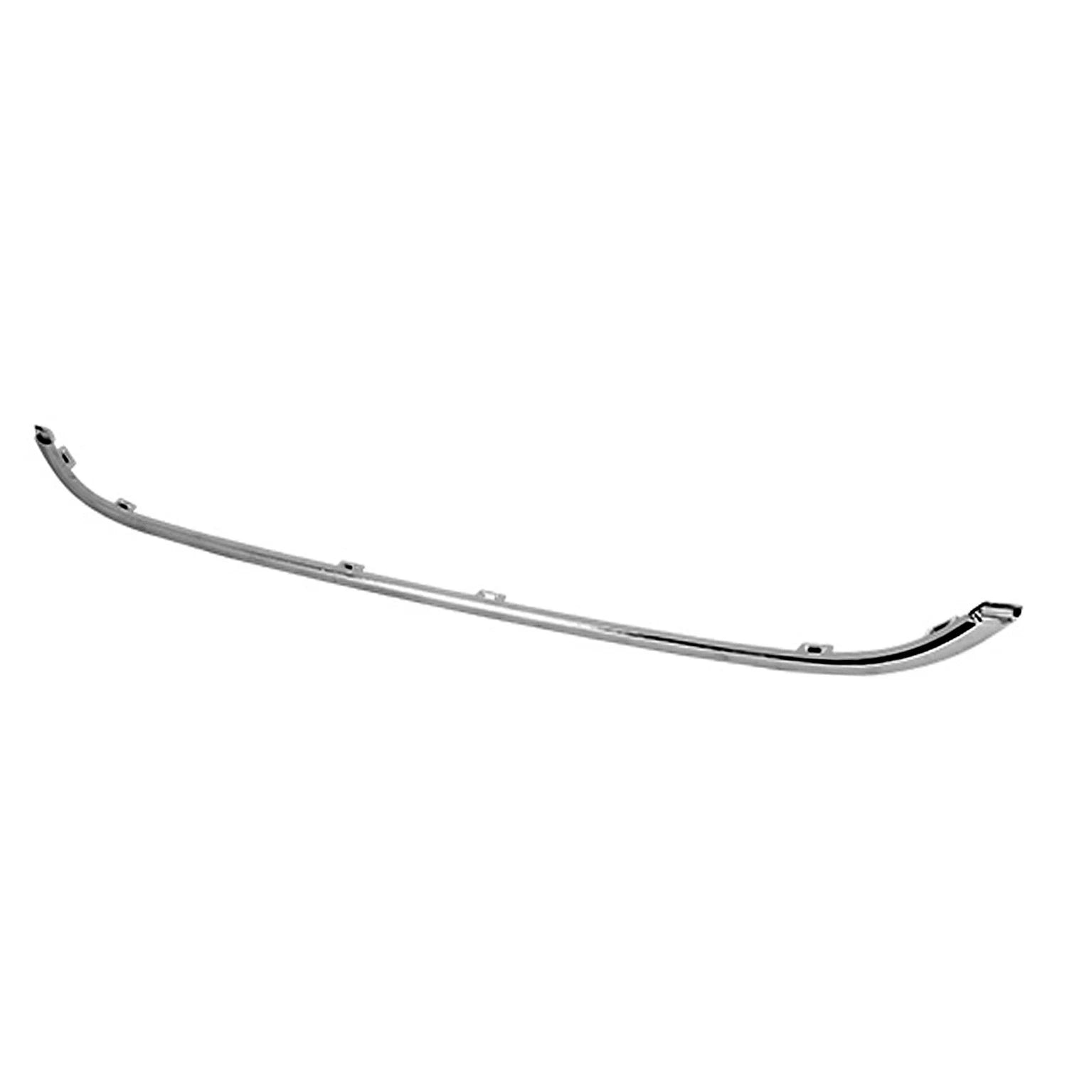 Replacement Front Upper Bumper Cover Molding for Chrome ABS Plastic