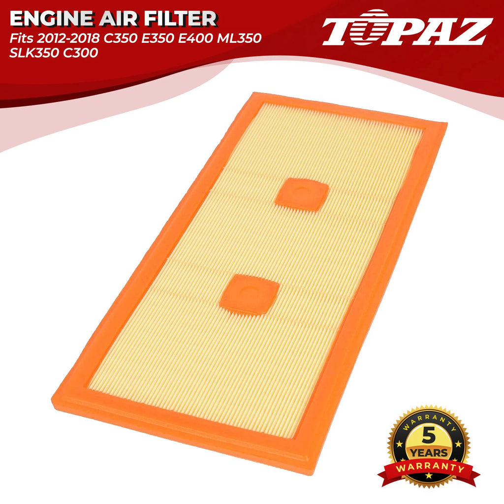 Engine Air Filter for Mercedes-Benz C350 E350 E400 ML350 SLK350 (2012–2018)