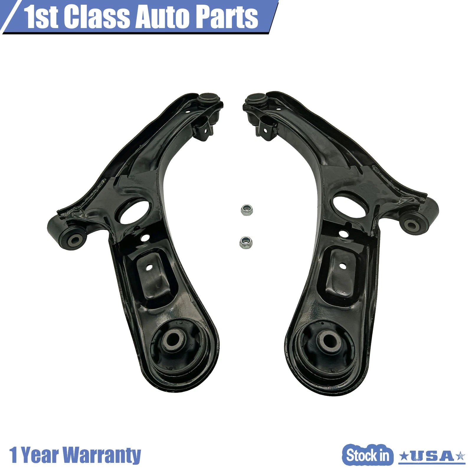 2X Front Control Arms & Ball Joints for Hyundai Veloster Elantra (2011-2017)