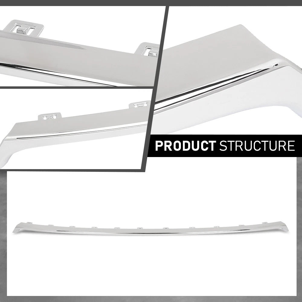 Front Lower Bumper Grille Molding Trim for Lincoln MKZ (2017–2020)