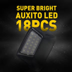 License Plate Light for Chevy Colorado GMC Canyon (2004–2012) AUXITO 18LED
