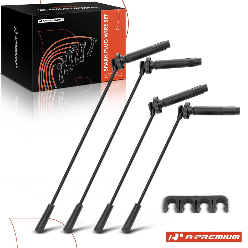 Set of 4 Spark Plug Wire Set for Subaru Baja Forester Impreza Outback Legacy