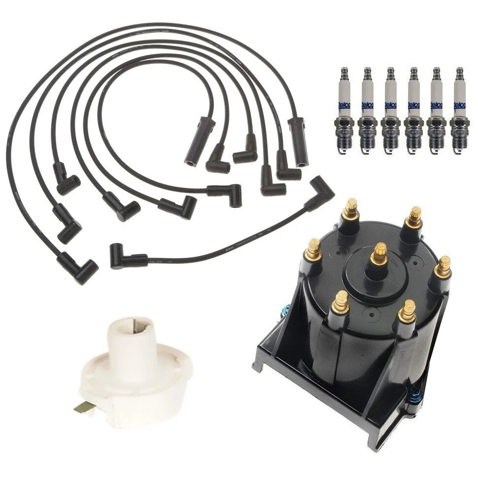 ACDelco Ignition Kit for GMC Chevy V6 (Includes Rotor, Cap, Wires, Plugs)