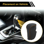 Gear Shift Knob Cover for Honda Accord (2008–2012) Black Brown Faux Leather