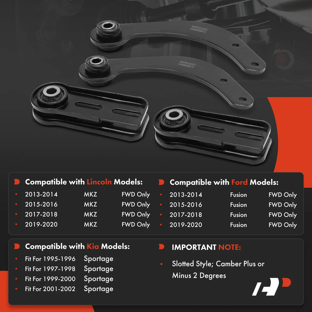 2X Rear Upper Control Arm for Ford Fusion (2013-2020)