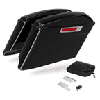 Extended Hard Saddlebag Speaker Lids for Harley Touring Electra Glide (1993–2013)