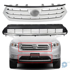 Front Bumper Grille Assembly for Toyota Highlander (2011–2013)