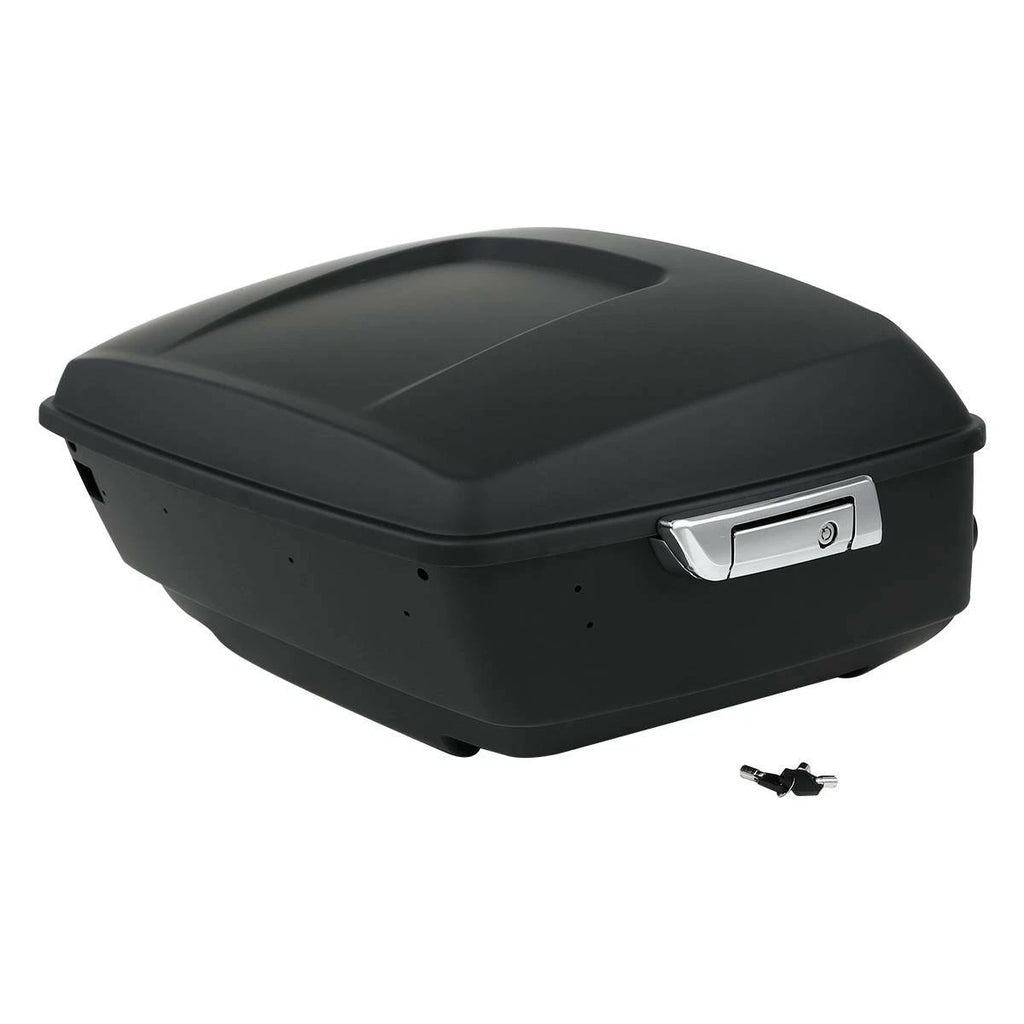 Matte King Trunk Backrest Mount Rail for Harley Touring Road Glide (2014–2026)