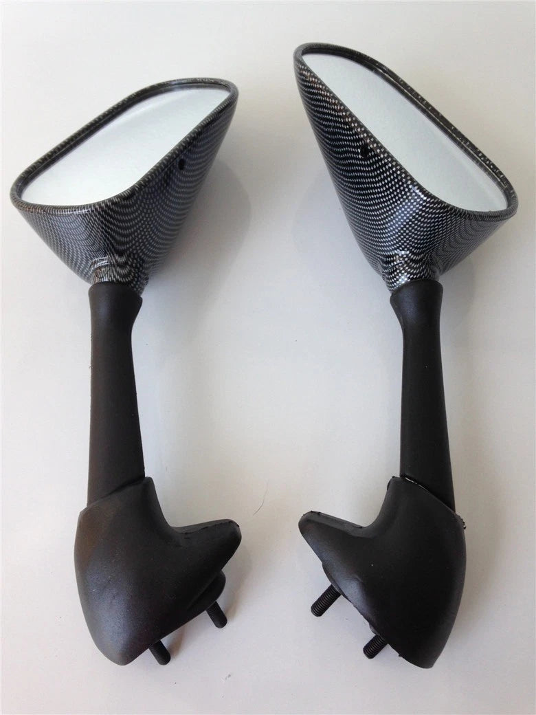 Carbon Fiber Side Mirrors for Yamaha YZF-R1 (2000–2006) & FZS600 (2000–2001)