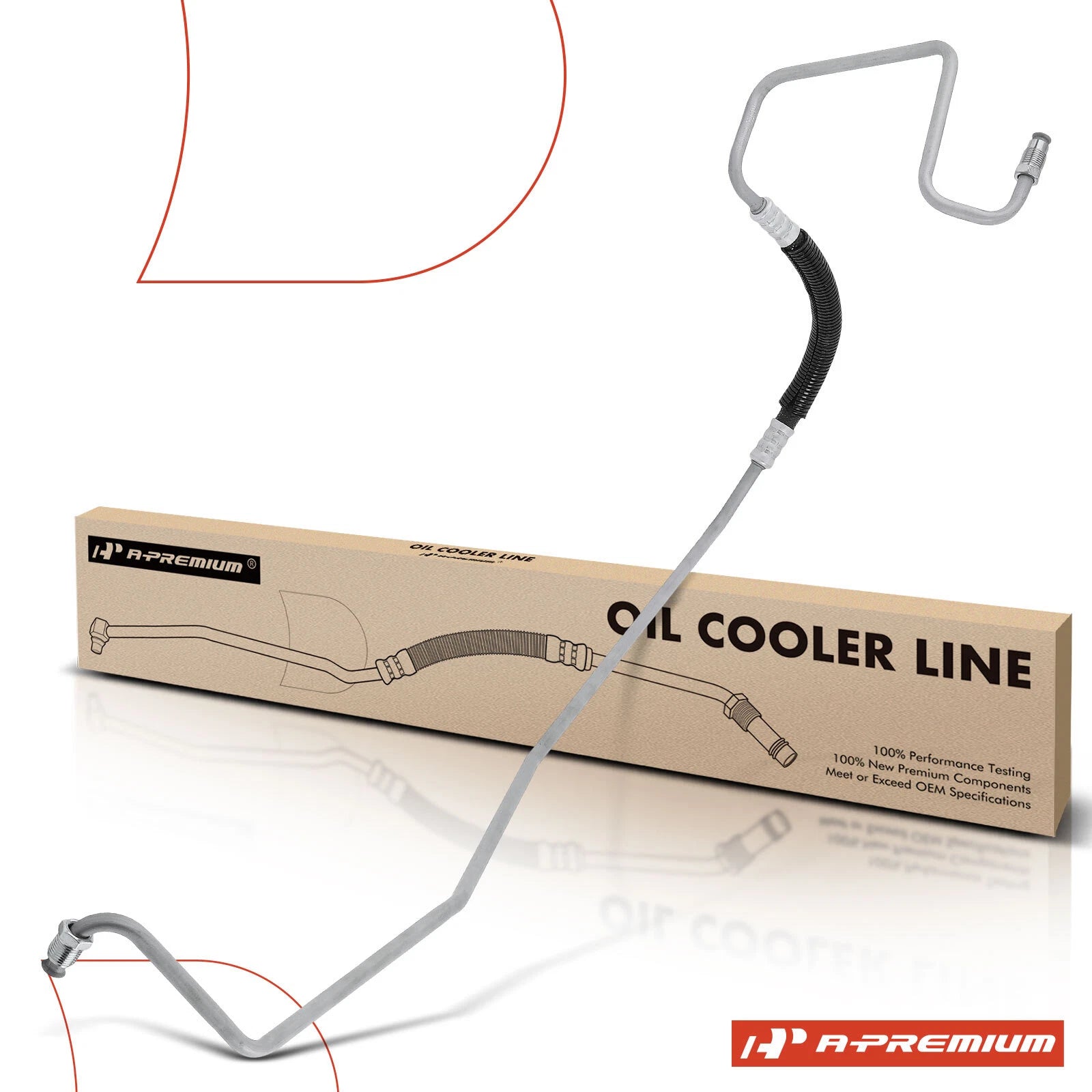Transmission Oil Cooler Line for Ford Excursion F250 F350 F450 F550 (1999–2005)