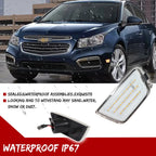 2Pcs Clear Amber LED Front Side Marker Lights for Chevy Cruze (2011–2015)