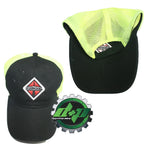 Black and Yellow Mesh Hat for International Truck (Diesel Gear)