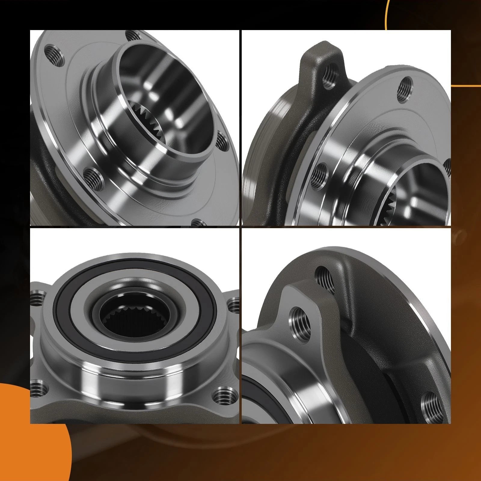 Front Wheel Hub & Bearing for Jeep Cherokee (2014-2023)