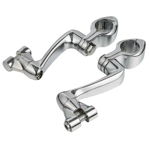 1 1/4" Adjustable Engine Guard Highway Foot Pegs for Harley Touring