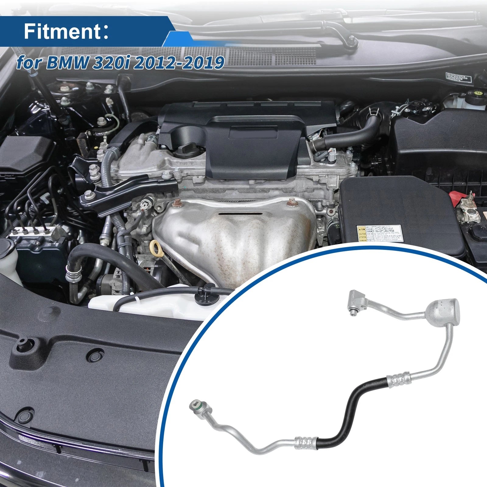 A/C Refrigerant Liquid Hose for BMW 320i (2012–2019) No. 64509365378