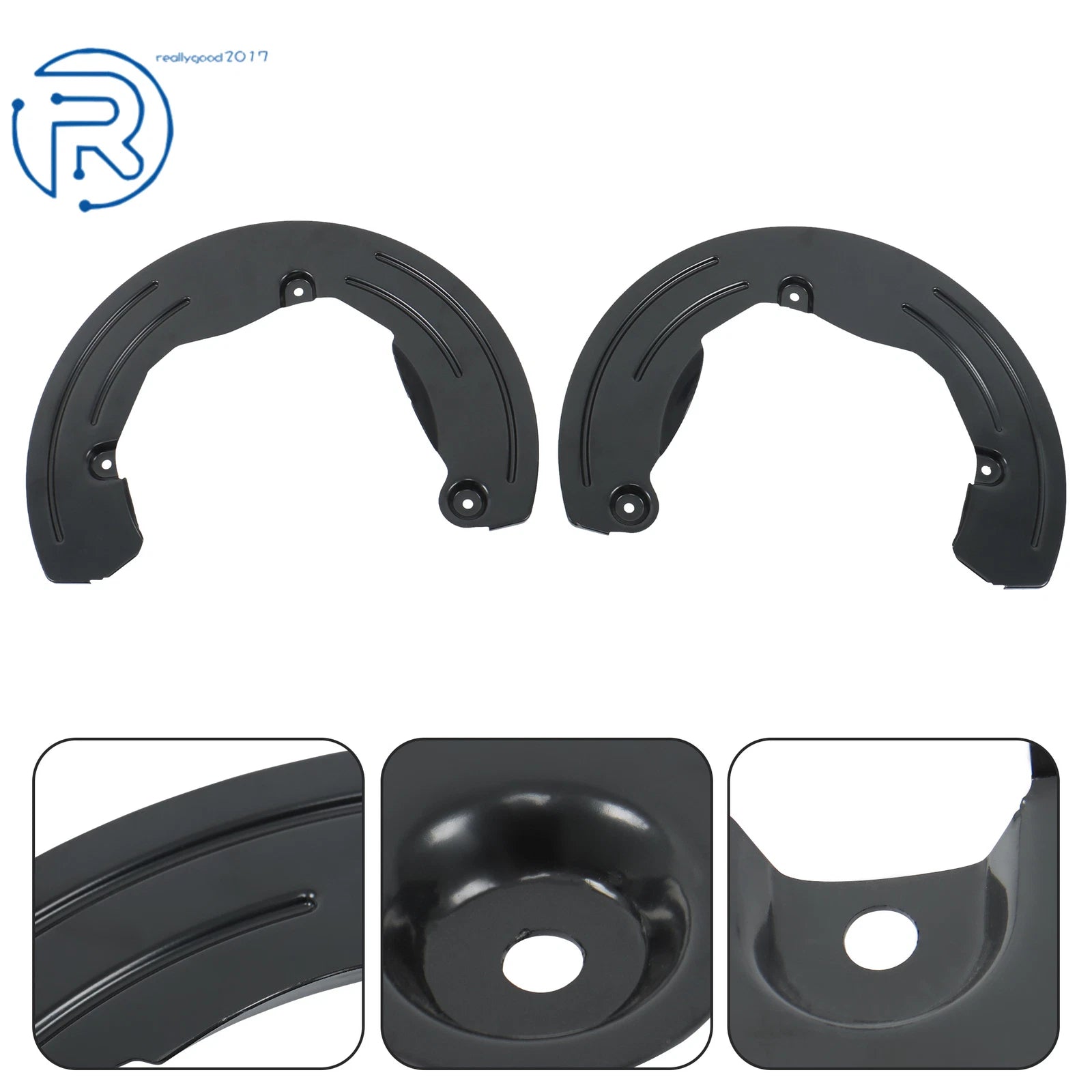 Set of 2 Brake Splash Shields for Dodge Ram (2009-2024)