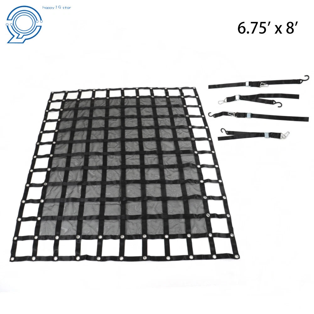 Heavy Duty Cargo Net for Pickup Trucks (6.75' x 8')
