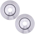 Set of 2 Front Coated Disc Brake Rotors for Chevy Malibu Classic (2004–2005)