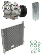 AC Compressor Kit with Condenser for Honda Civic 1.6L (1999–2000)