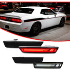 Set of 4 Racing LED Side Marker Lights for Dodge Challenger (2008–2014)