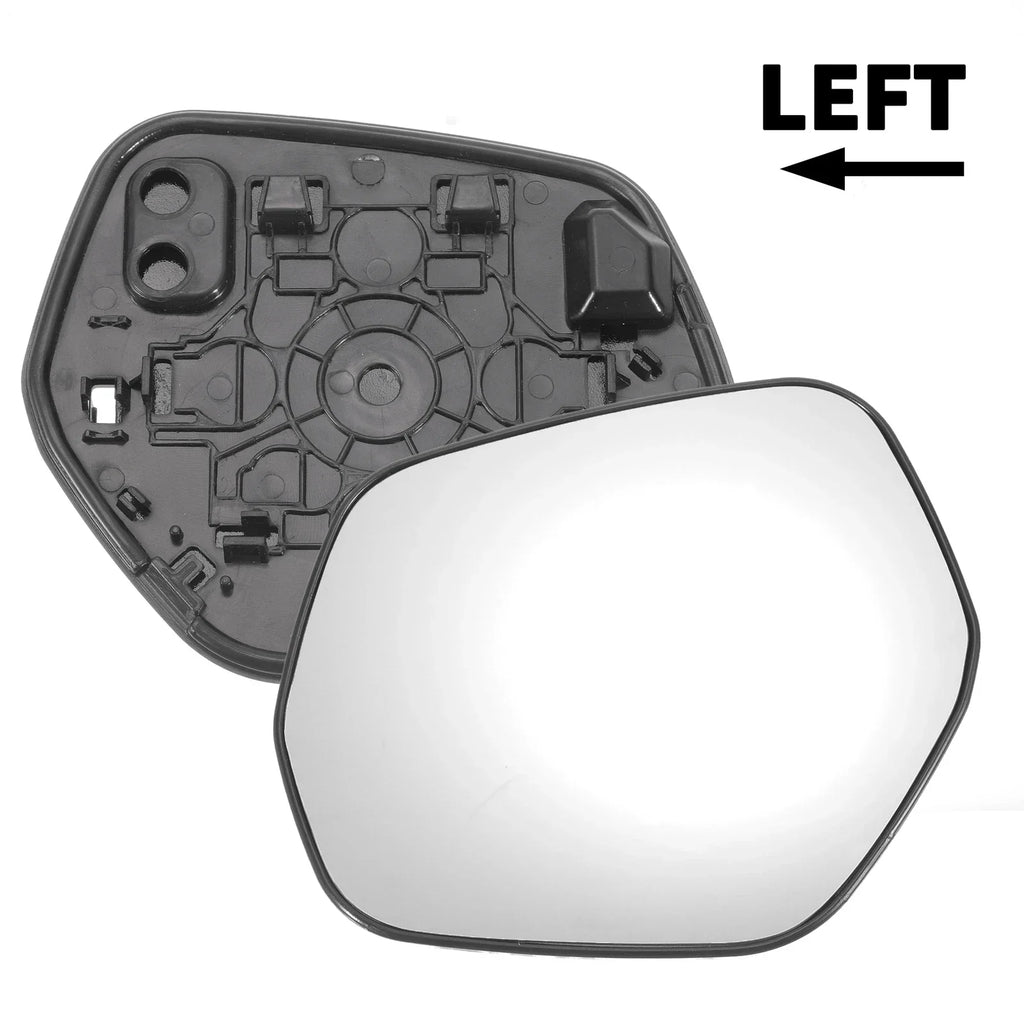 Left Side White Mirror Glass w/ Back Non-Heated for Honda HR-V (2014-2020)