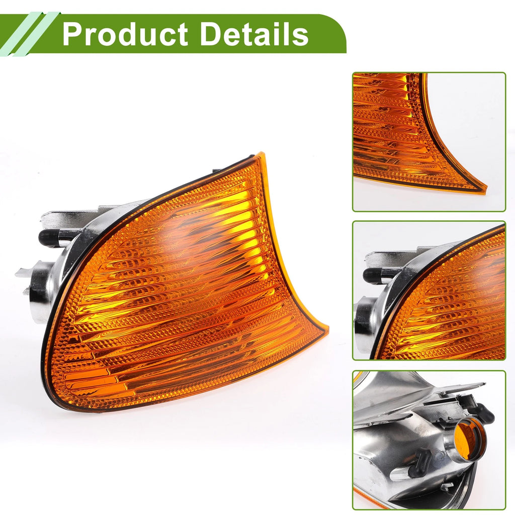 1 Pc Right Corner Signal Light Cover for BMW 3-Series (1999–2001) No. 63126904300